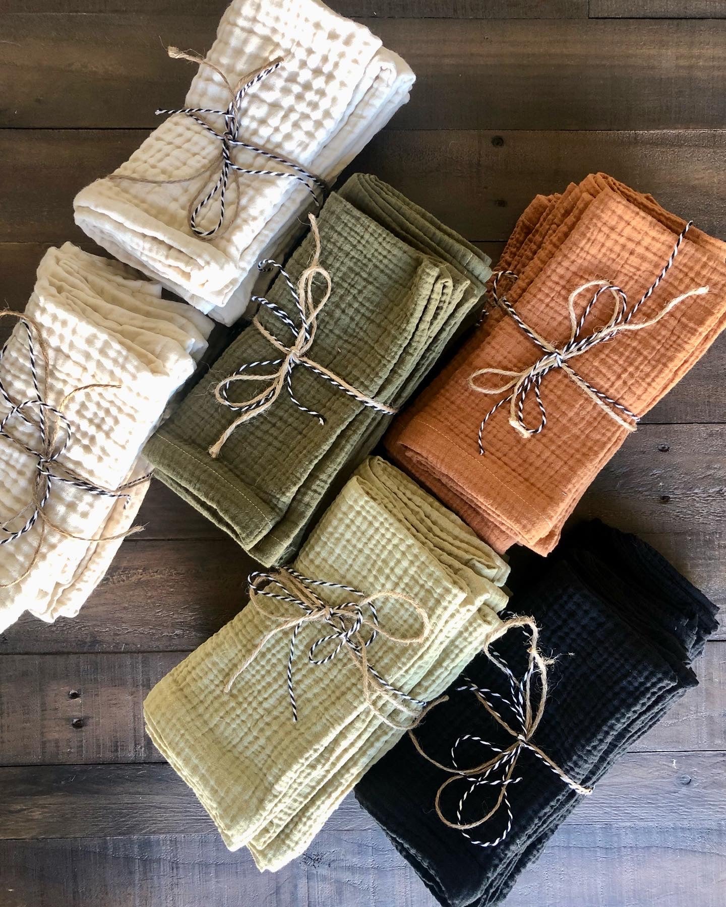 crinkle cloth napkins